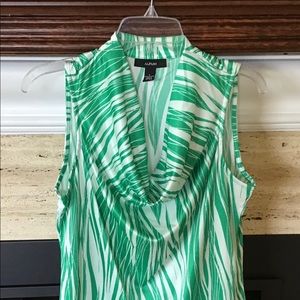 New Alfani cowl neck sleeveless blouse
